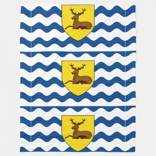 Flagga till Hertfordshire Fleece Blanket (Framsidan)