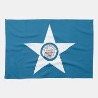 Flagga till Houston, Texas Kitchen Towel