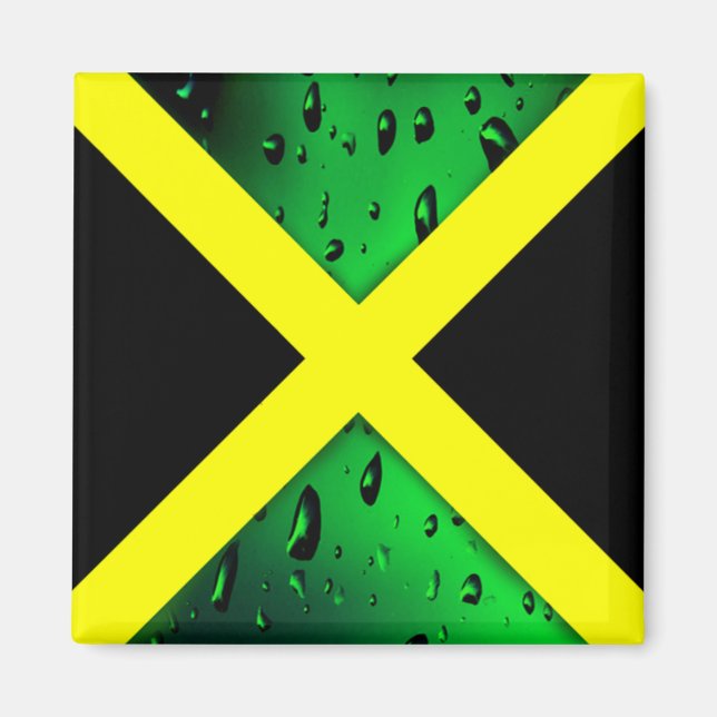 Flagga till Jamaica Magnet (Framsidan)