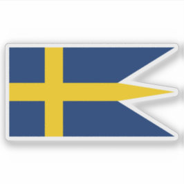 Flagga till Konungariket Sverige (Sveriges riksdag Klistermärken