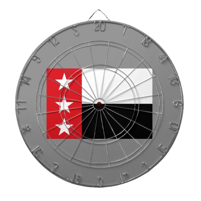 Flagga till Laredo (Texas) Darttavla (Framsidan)