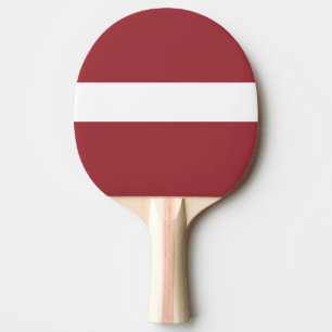 Flagga till Lettland Ping Pong Paddle Pingisracket