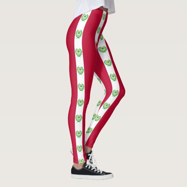 Flagga till Raleigh, North Carolina Leggings (Höger)