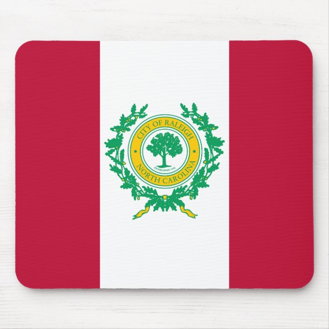 Flagga till Raleigh, North Carolina Mouse Pad Musmatta (Framsidan)