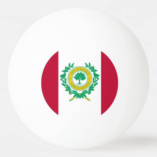 Flagga till Raleigh, North Carolina Ping-Pong Ball Pingisboll (Framsidan)