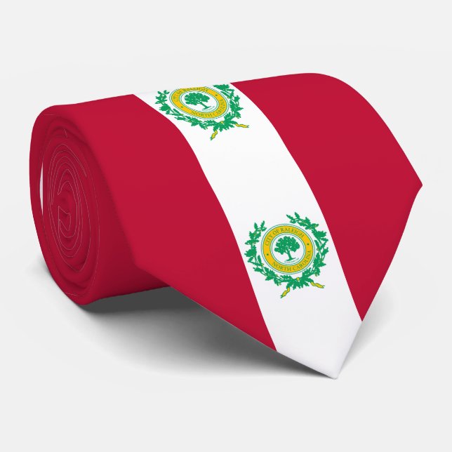 Flagga till Raleigh, North Carolina Tie Slips (Rullad)