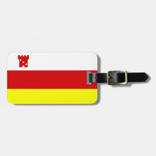 Flagga till Santa Barbara, Kalifornien Luggage Tag Bagagebricka