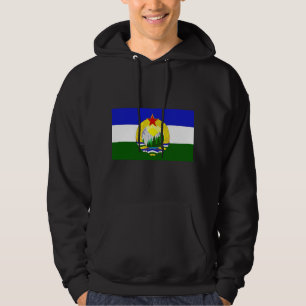 Flagga till socialistisk Cascadia Hoodie Sweatshir