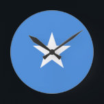 Flagga till Somalia Wall Clock Rund Klocka<br><div class="desc">Flagga till Somalia Wall Clock</div>