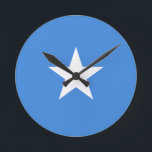 Flagga till Somalia Wall Clock Rund Klocka<br><div class="desc">Flagga till Somalia Wall Clock</div>