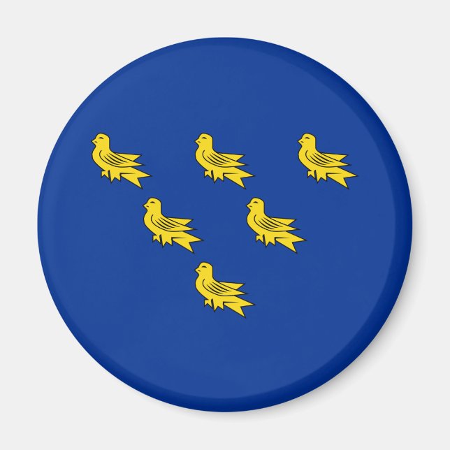 Flagga till Sussex Magnet (Framsidan)