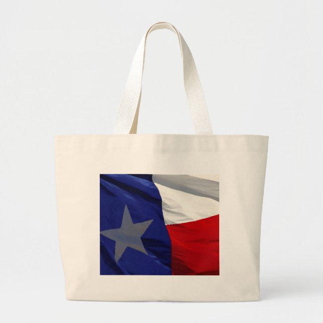 Flagga till Texas Pop Art Jumbo Tygkasse (Framsidan)