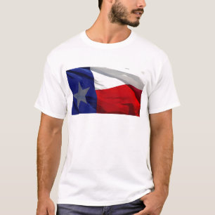 Flagga till Texas Pop Art T-shirt