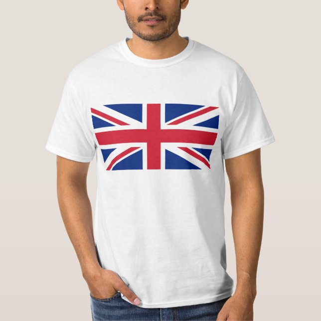 Flagga till Underbara UK T Shirt (Framsida)