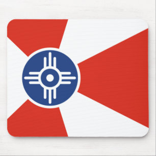 Flagga till Wichita (Kansas, Förenta staterna) Musmatta