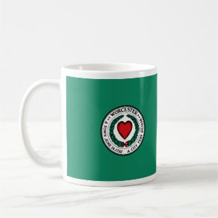 Flagga till Worcester, Massachusetts Coffee Mugg