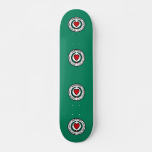 Flagga till Worcester, Massachusetts Skateboard