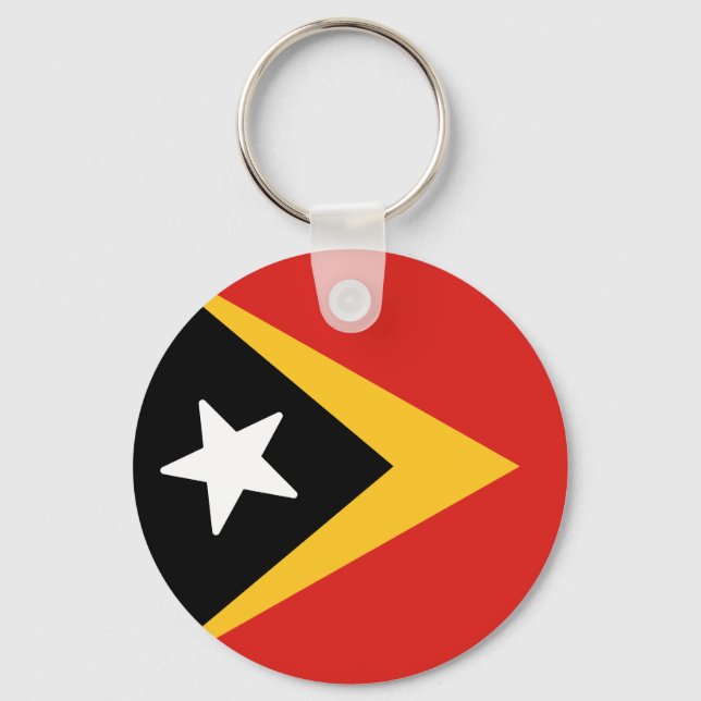 Flagga Timor-Leste Nyckelring (Framsida)