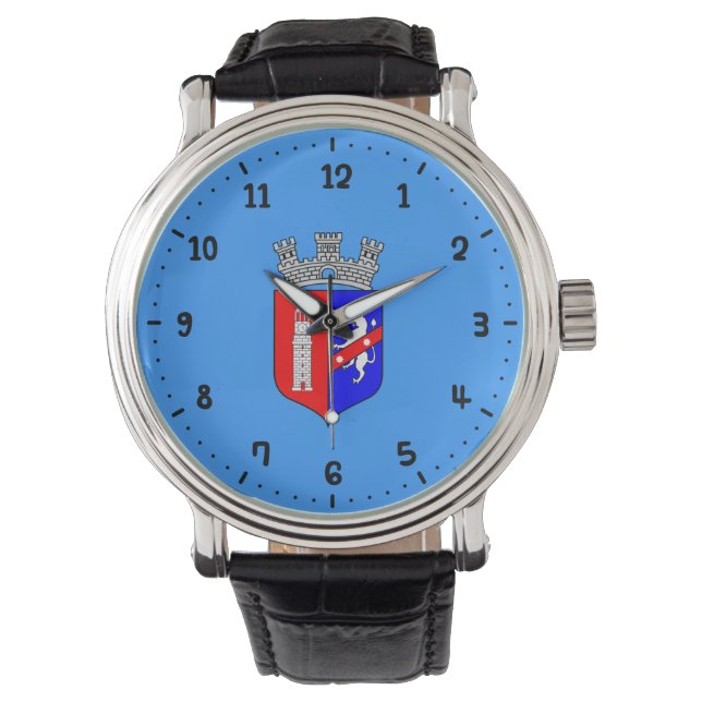 Flagga Tirana, Albanien Armbandsur (Framsida)