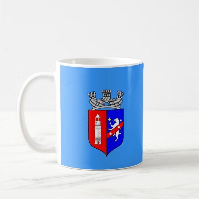 Flagga Tirana, Albanien Kaffe Mugg (Vänster)
