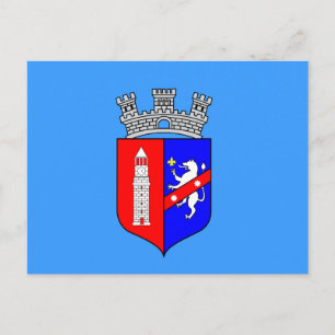 Flagga Tirana, Albanien vykort