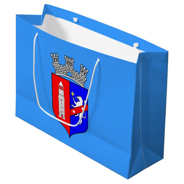 Flagga Tirana, Albaniens stora gift-bag (Framsidan Vinklad)