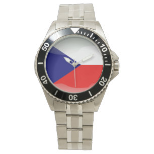 Flagga Tjeckien Armbandsur