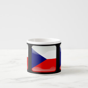 Flagga Tjeckien Espressomugg