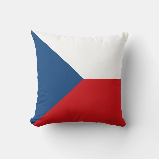 Flagga Tjeckien Kudde (Framsida)