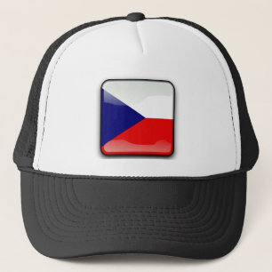 Flagga Tjeckien Truckerkeps