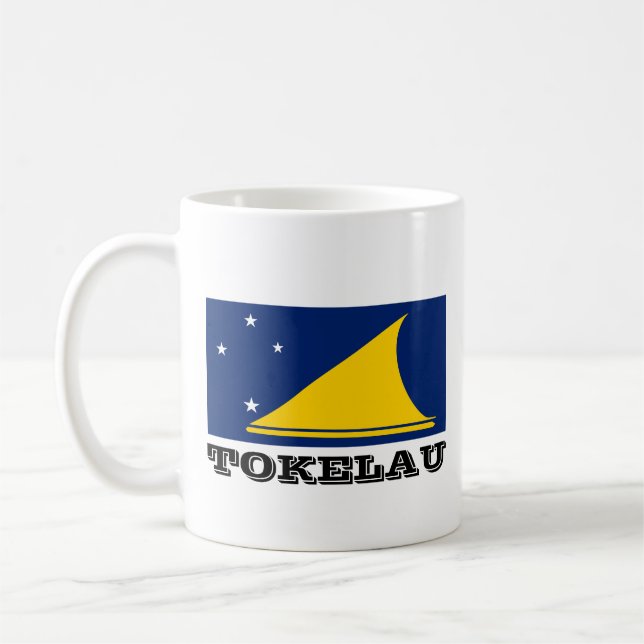 Flagga Tokelau Coffee Mugg (Vänster)