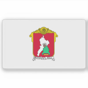 Flagga Toluca de Lerdo, Mexiko Klistermärken