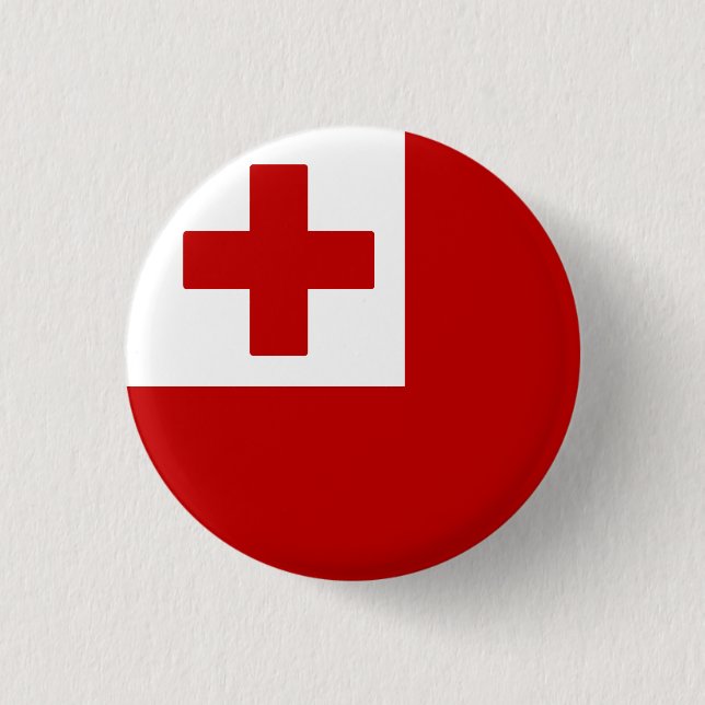 Flagga Tonga Knapp (Framsida)