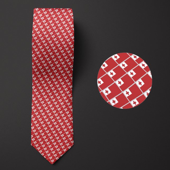 Flagga Tonga Mönster Slips (Skapare uppladdad)