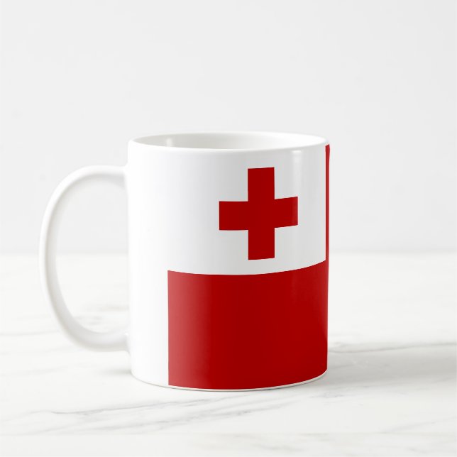 Flagga Tonga Mugg (Vänster)