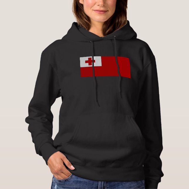 Flagga Tonga T Shirt (Framsida)
