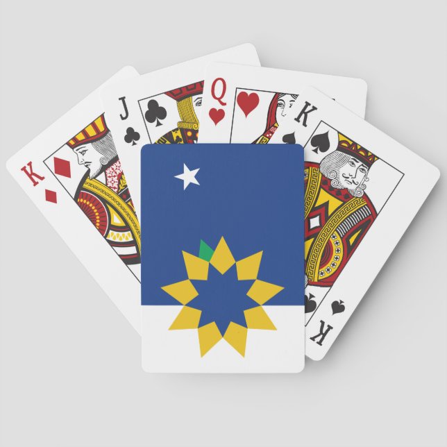 Flagga Topeka (Kansas) Casinokort (Baksidan)