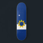 Flagga Topeka, Kansas Mini Skateboard Bräda 18,5 Cm<br><div class="desc">Skateboard med en utformning med flagga Topeka,  Kansas. En blå och vit flagga med gultens stjärnsymbol</div>