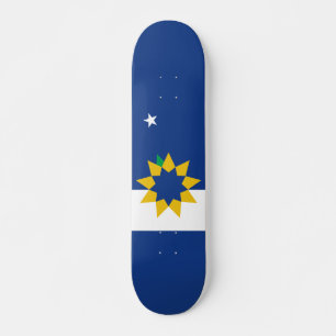 Flagga Topeka, Kansas Mini Skateboard Bräda 18,5 Cm