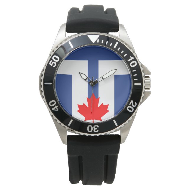 Flagga Toronto (Kanada) Armbandsur (Framsida)
