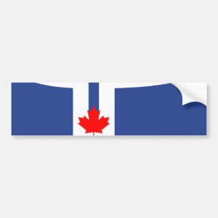 Flagga Toronto (Kanada) Bildekal