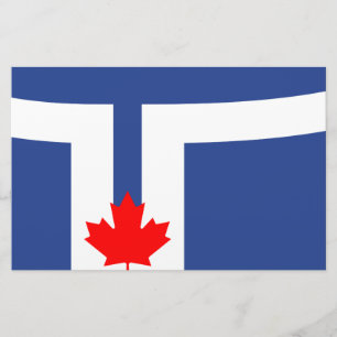 Flagga Toronto (Kanada) Brevpapper