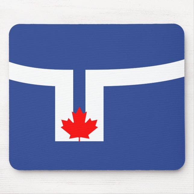 Flagga Toronto (Kanada) Musmatta (Framsidan)
