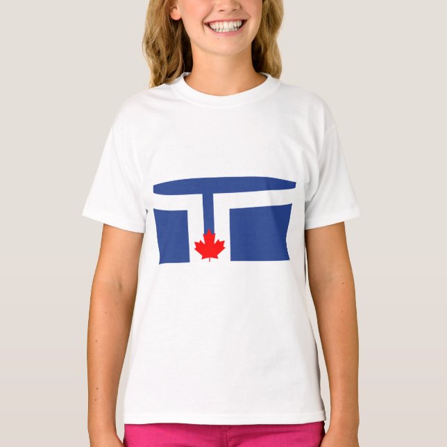 Flagga Toronto (Kanada) T Shirt (Framsida)