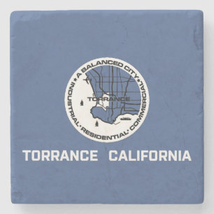 Flagga Torrance (Kalifornien) Stenunderlägg