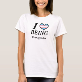 Flagga Transgender Design Pride T Shirt