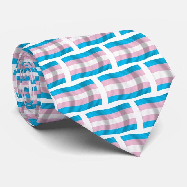 Flagga Transgender Pride Tie Slips (Rullad)