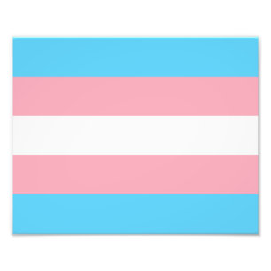 Flagga Transgenistiskt Pride Fototryck