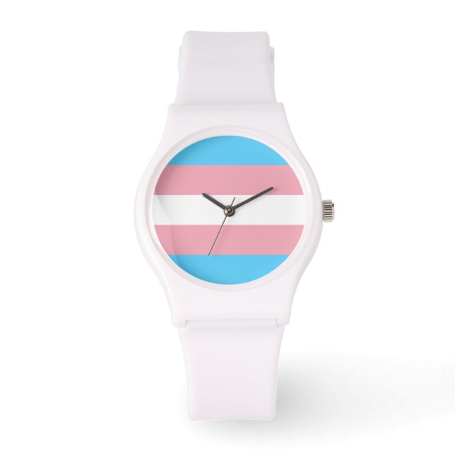 Flagga TransgenPride Armbandsur (Framsida)