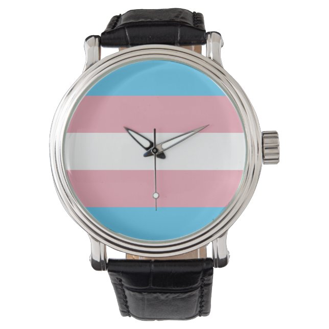 Flagga TransgenPride Armbandsur (Framsida)